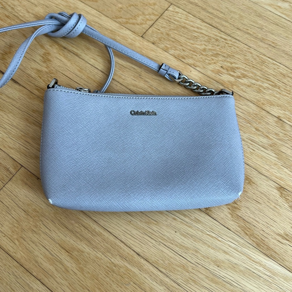 Calvin Klein Gray/purple Crossbody Bag
